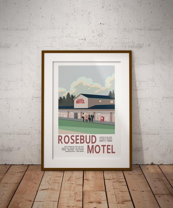 Schitt's Creek Rosebud Motel Poster