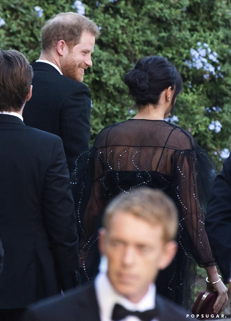 Prince Harry and Meghan Markle at Misha Nonoo's Wedding