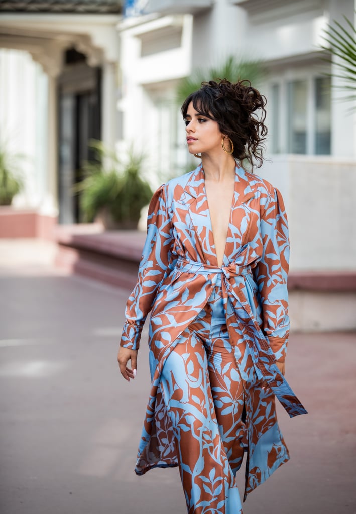 Camila Cabello Blue and Brown Outfit at Cannes Lions 2019