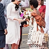Meghan Markle Zimmerman Dress Australia Tour October 2018