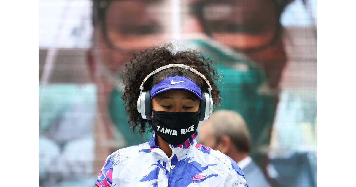 Naomi Osaka Wearing a Tamir Rice Mask at the 2020 US Open | Tennis Players Supporting Black ...
