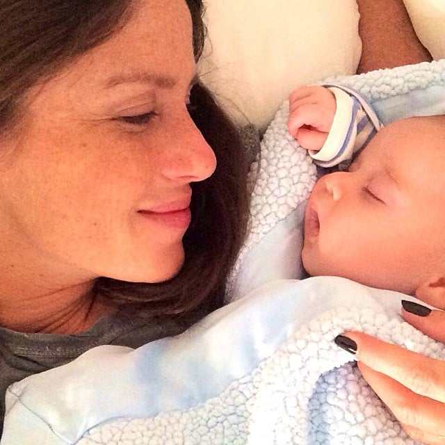 Soleil Moon Frye enjoyed some quiet time with her baby boy Lyric. 
Source: Instagram user moonfrye