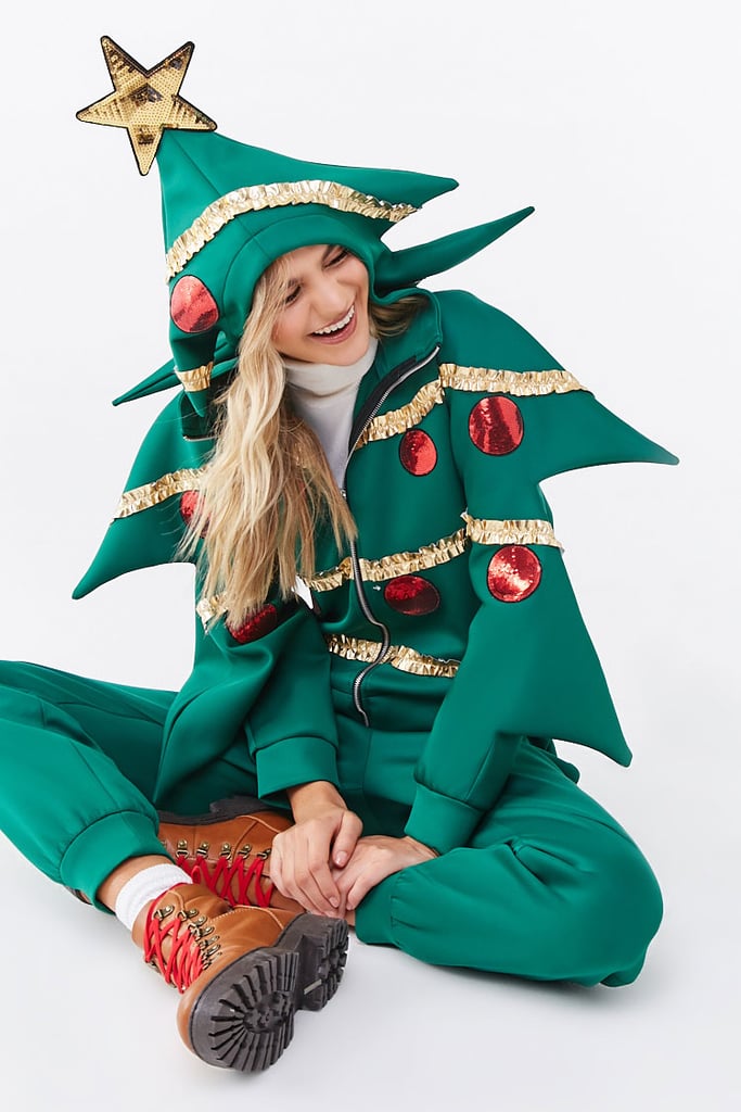 forever 21 christmas tree dress