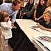 Girl in Pantsuit Meets Hillary Clinton at Book Signing