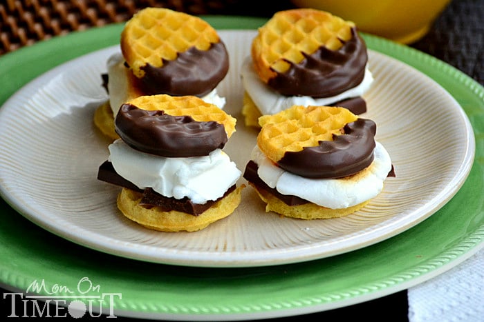 S'mores Waffle Sliders