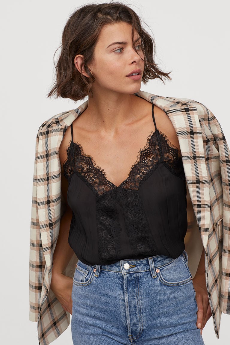 H&M Camisole Top With Lace