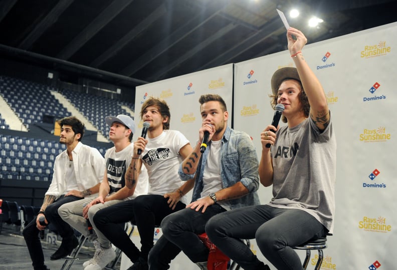 One Direction at an Event at Wembley Arena in London in 2014