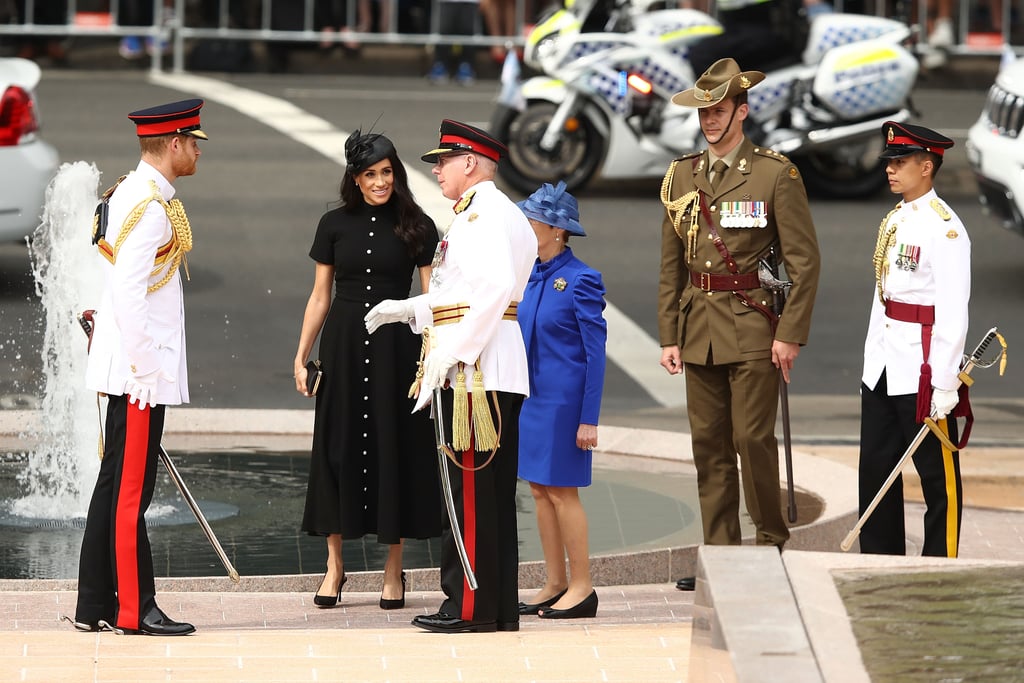 Prince Harry and Meghan Markle at ANZAC Memorial in Sydney