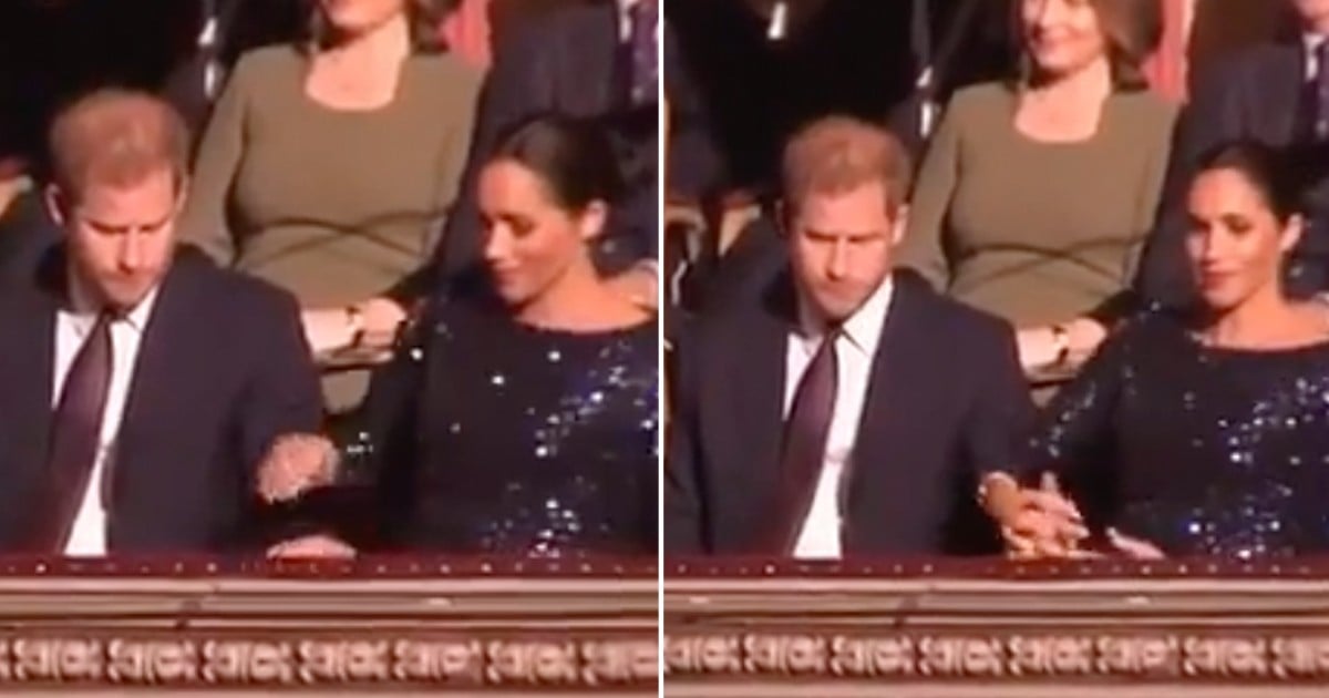 Prince Harry Meghan Markle Hold Hands at Cirque du Soleil PS Celebrity