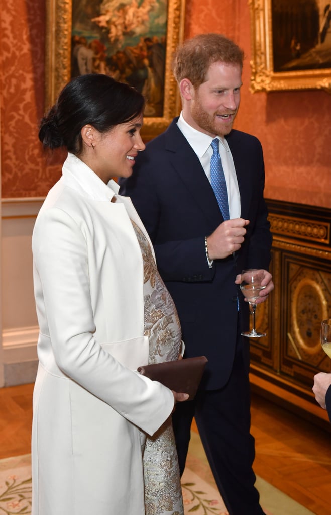 Meghan Markle's Metallic Brocade Dress March 2019