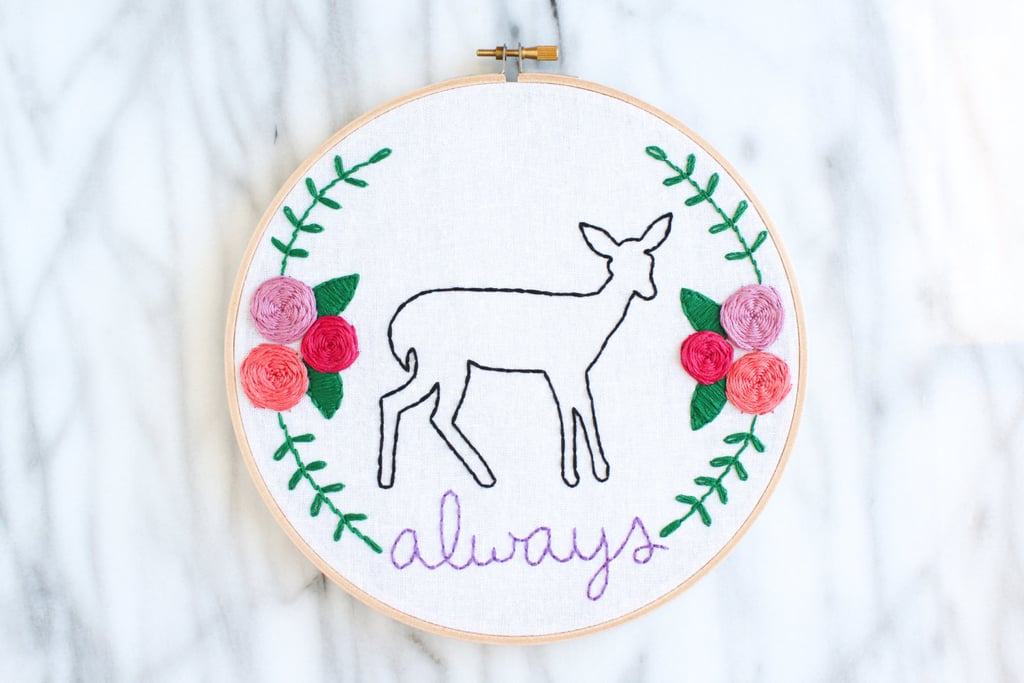 Always Embroidery Hoop ($50)