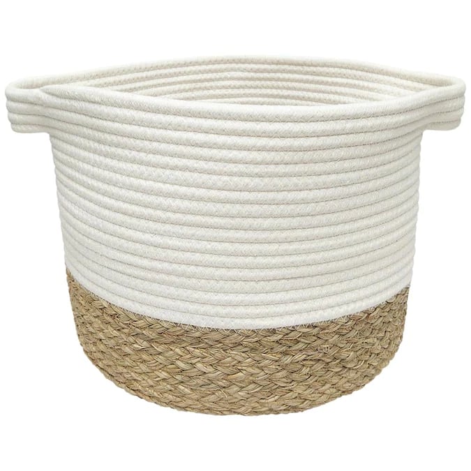 Baskets Worth Showing Off: Allen + Roth Rope and Sea Grass Basket