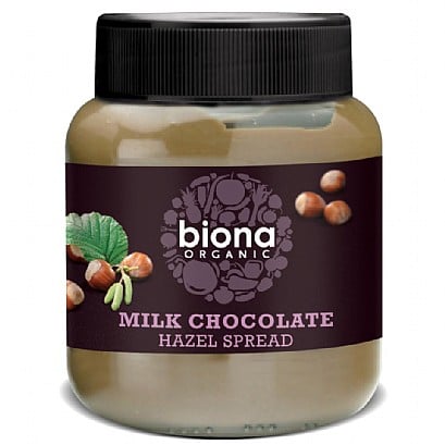 Biona milk chocolate hazelnut spread