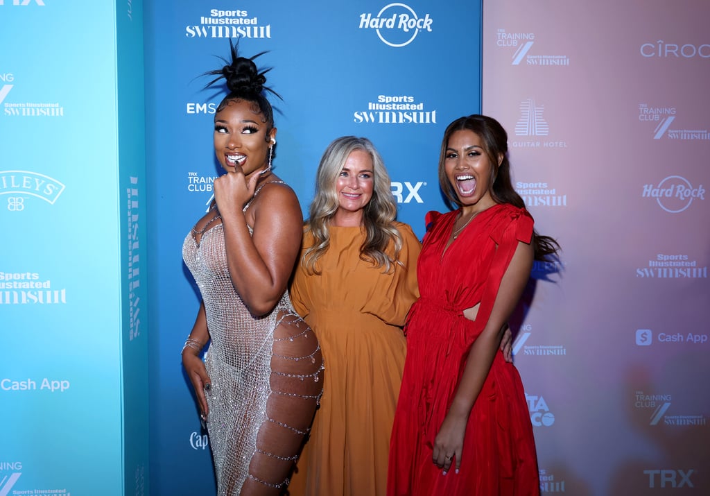 Megan Thee Stallion, Leyna Bloom at Sports Illustrated Party