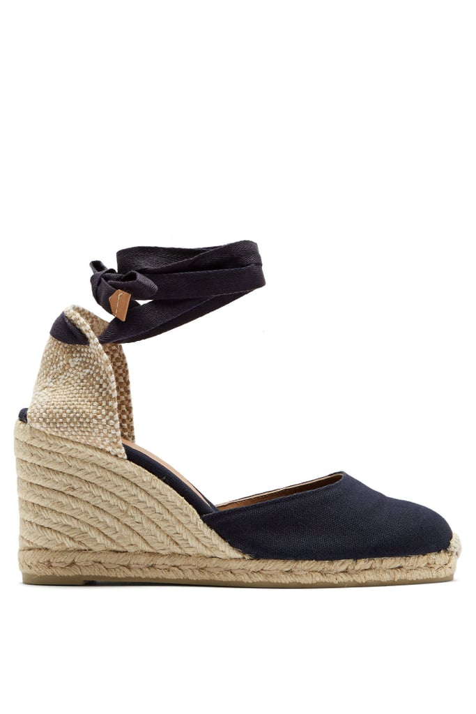 Castañer Carina 80 Canvas & Jute Espadrille Wedges