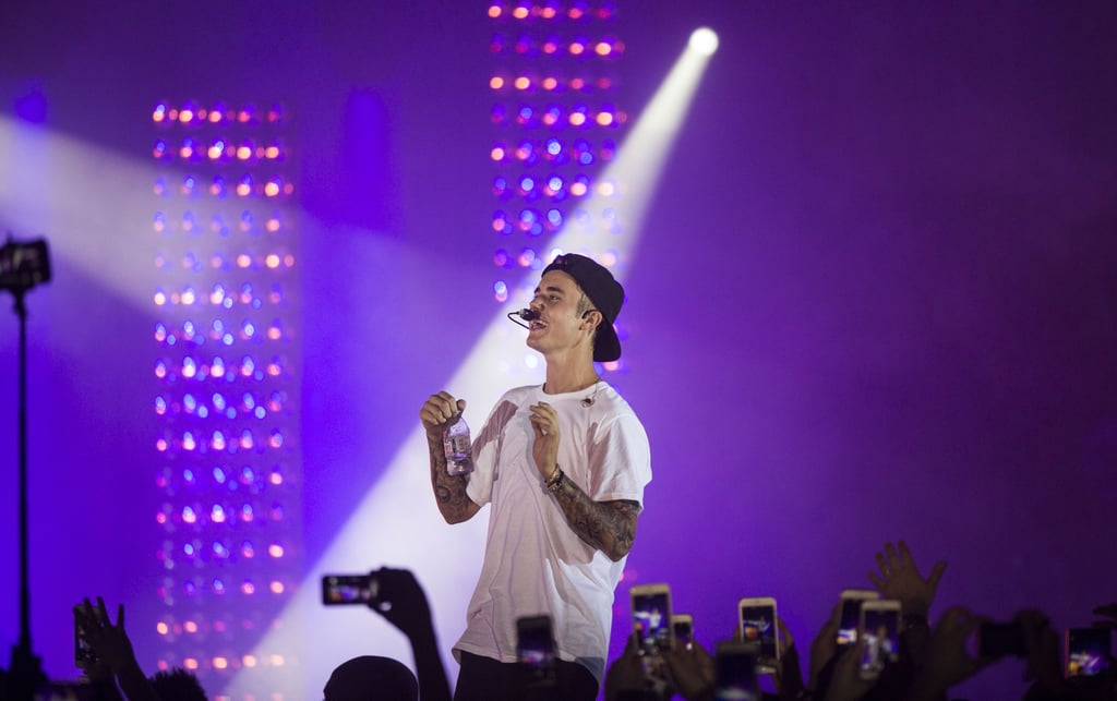 Justin Bieber and Kendall Jenner at Calvin Klein Event
