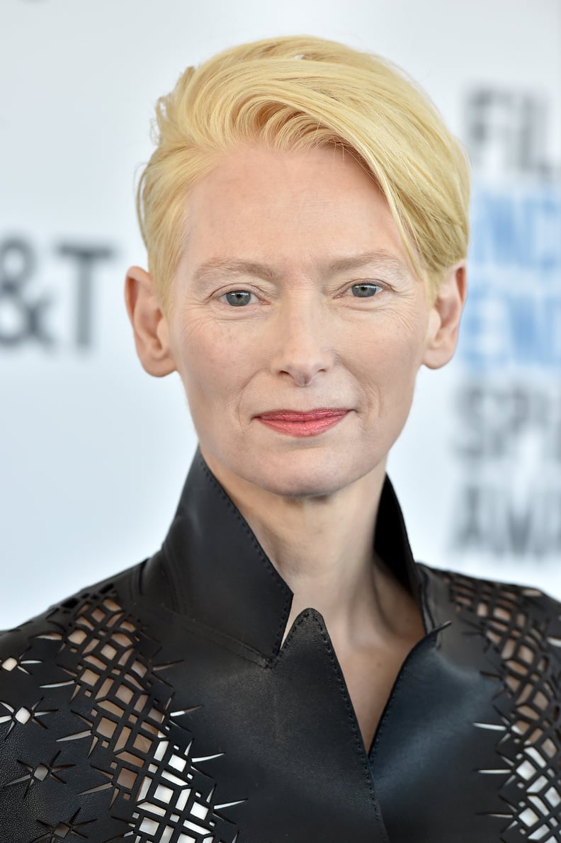 Tilda Swinton as a Scottish Morgue Worker