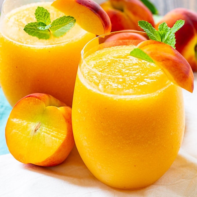 Peach Wine Slushy