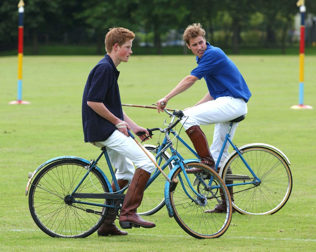 Pictures of Prince William and Prince Harry Playing Sports