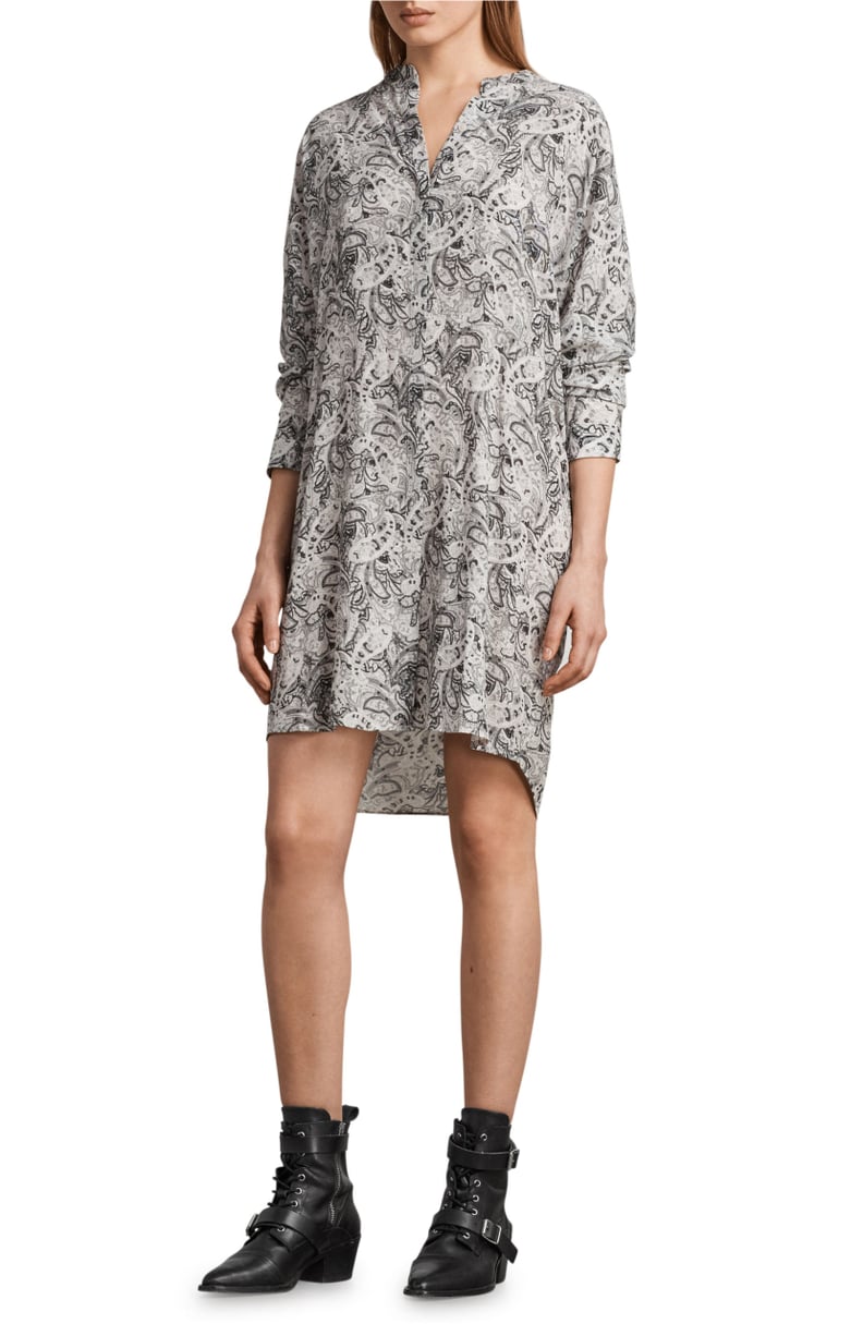 AllSaints Cayla Paisley Shirtdress