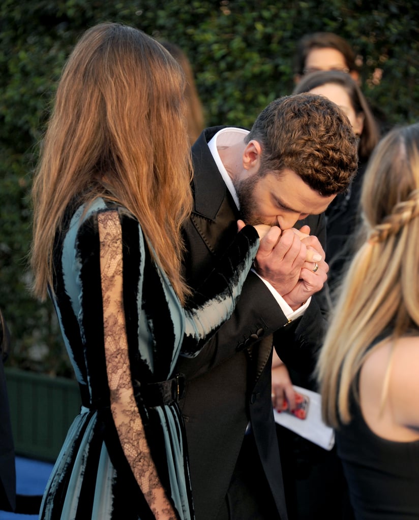 Justin Timberlake and Jessica Biel at 2017 Critics' Choice