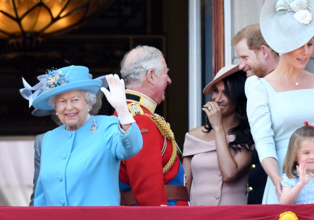 During the Trooping the Colour in June 2018, Charles went out of his way to speak to Meghan and Harry on the balcony of Buckingham Palace.