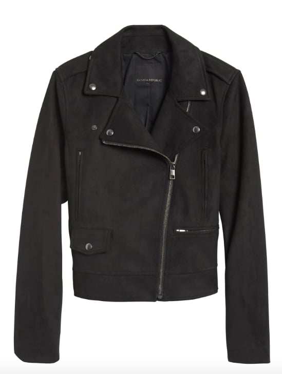 Vegan Suede Moto Jacket