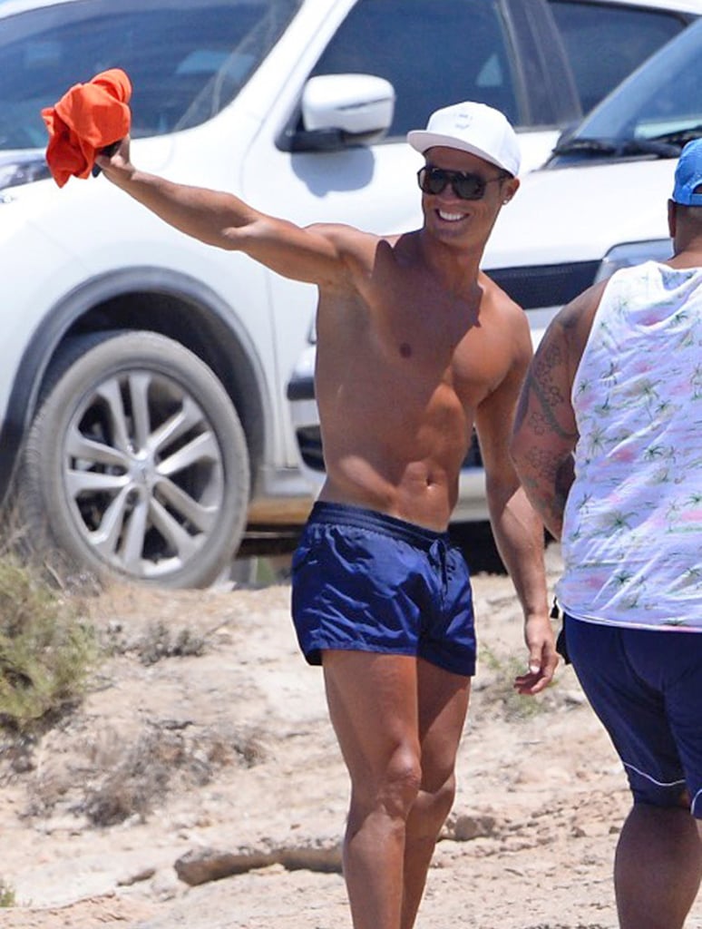 Cristiano Ronaldo's Vacation in Formentera, Spain, July 2016