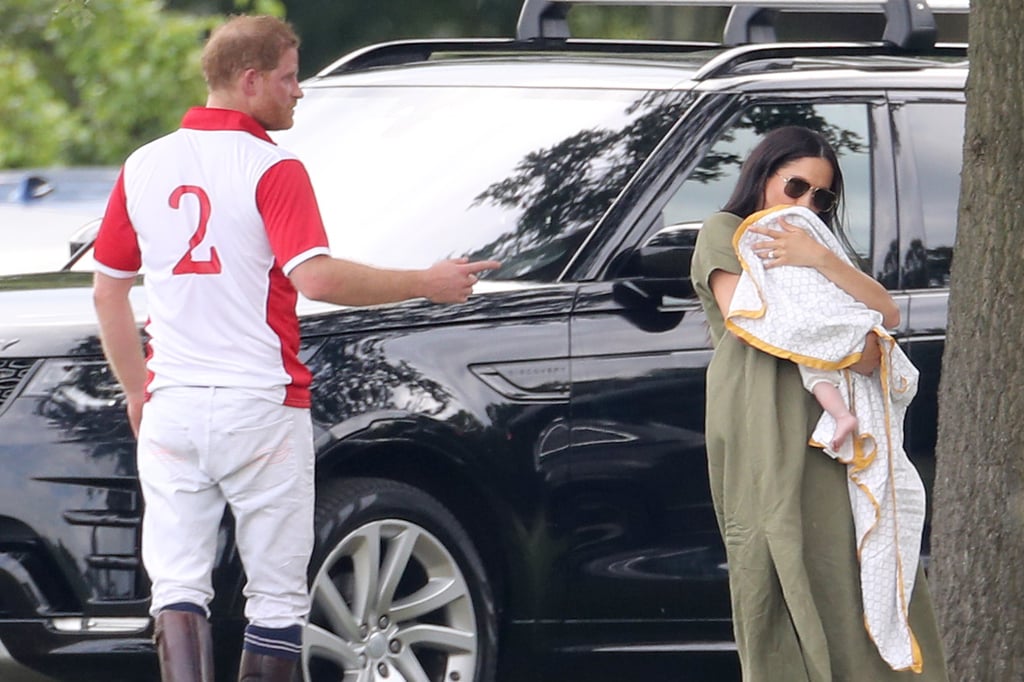 Meghan Markle, Prince Harry, and Baby Archie Polo Match 2019