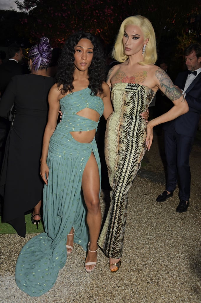 Mj Rodriguez Wears Sexy Etro Gown to Cannes amfAR Gala
