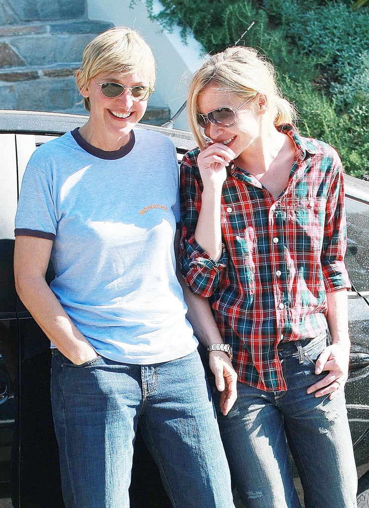 Cute Portia de Rossi and Ellen DeGeneres Pictures