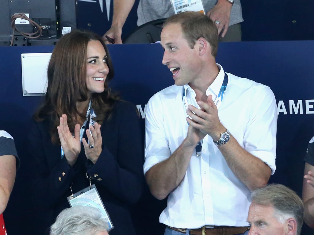 The Duke and Duchess of Cambridge at Commonwealth Games 2014