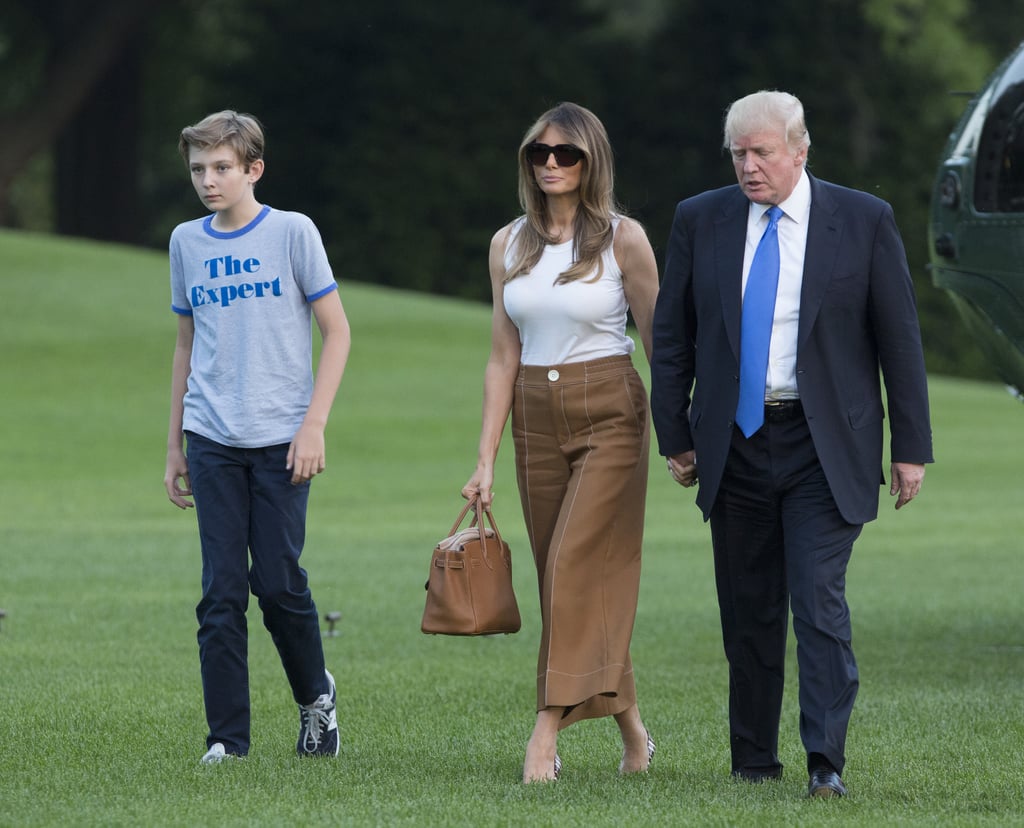 Melania Trump Bally Pants at the White House POPSUGAR Fashion Photo 7