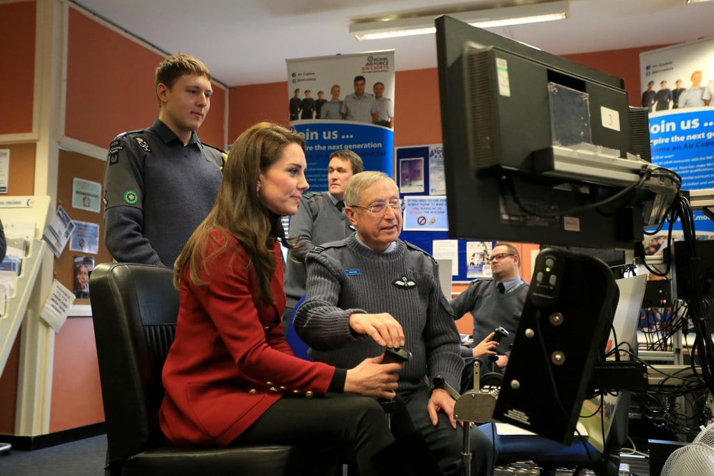 Kate Middleton Visiting Cadets February 2017