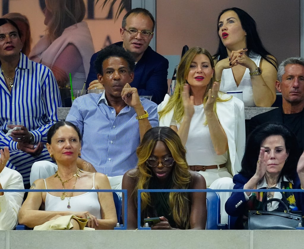 Ellen Pompeo and Chris Ivery at the US Open on Sept. 7.