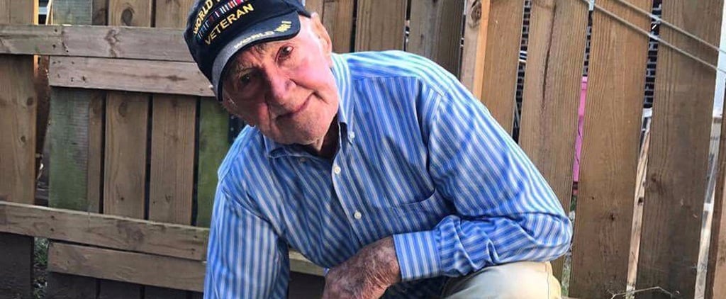 WWII Veteran Takes a Knee in Support of NFL Players