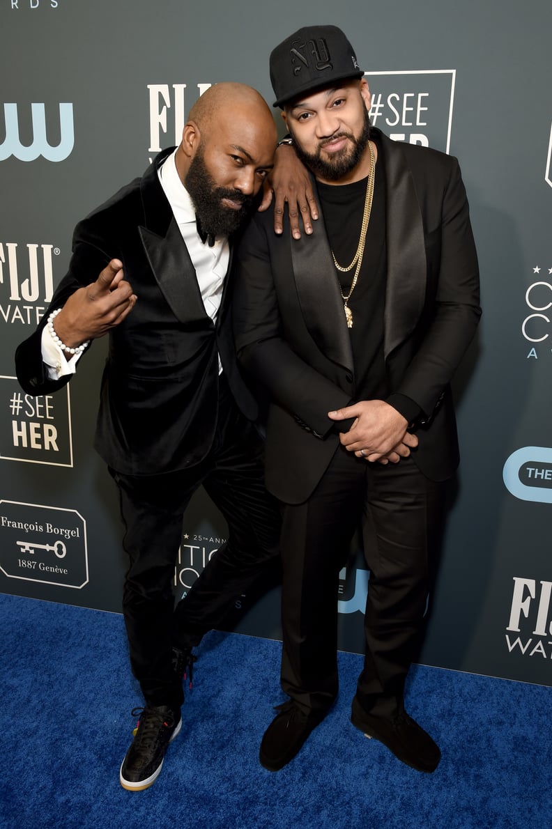 Desus Nice and The Kid Mero at the 2020 Critics' Choice Awards