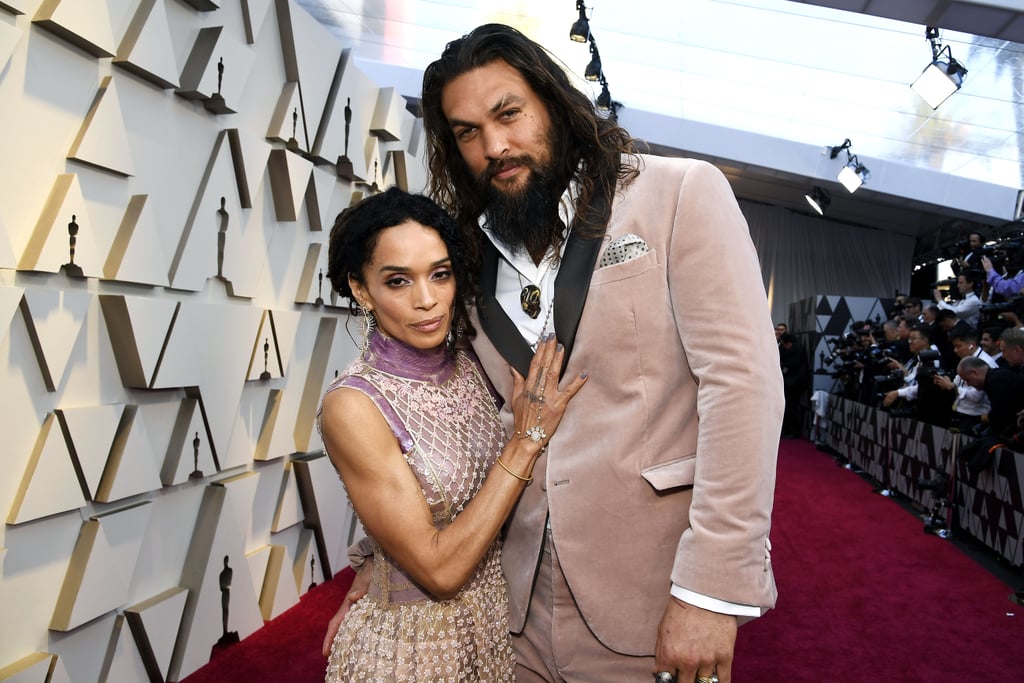 Jason Momoa and Lisa Bonet in Fendi at the 2019 Oscars
