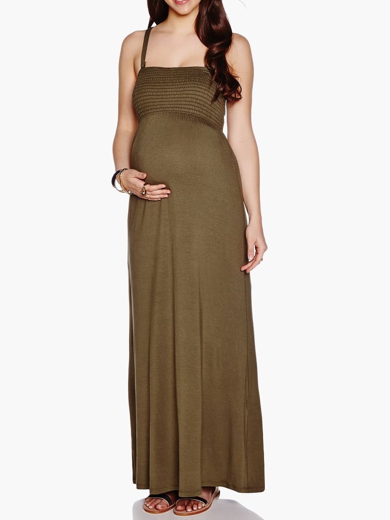 Thyme Maternity Smocked Tube Maternity Dress