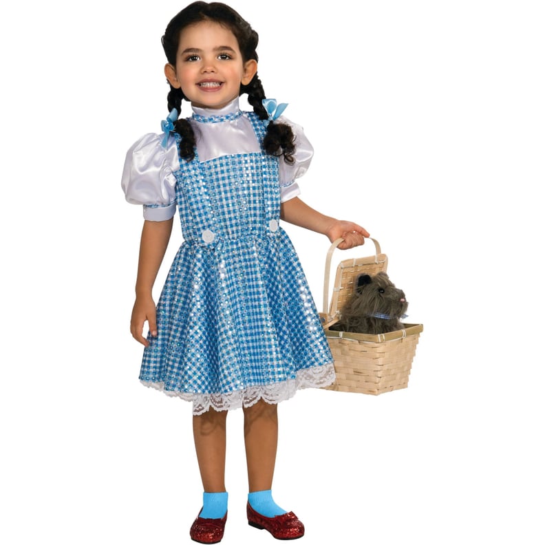 Toddler Girls' Wizard of Oz Dorothy Sequin Deluxe Halloween Costume