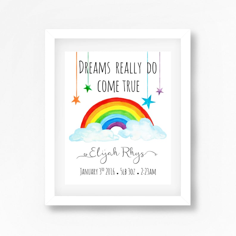 Rainbow Baby Nursery Art Print