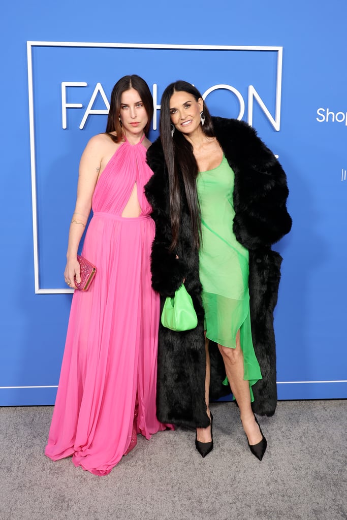 Scout Willis and Demi Moore at the Fashion Trust US Awards