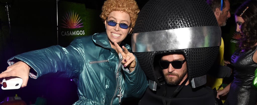 Jessica Biel Dressed Up as Justin Timberlake For Halloween