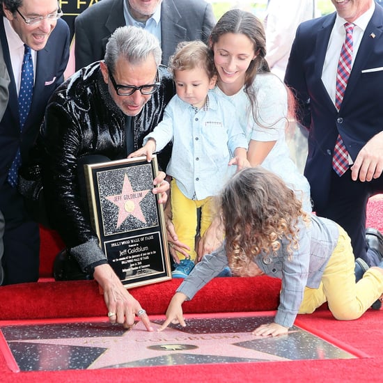 Jeff Goldblum and Family at Hollywood Walk of Fame Ceremony