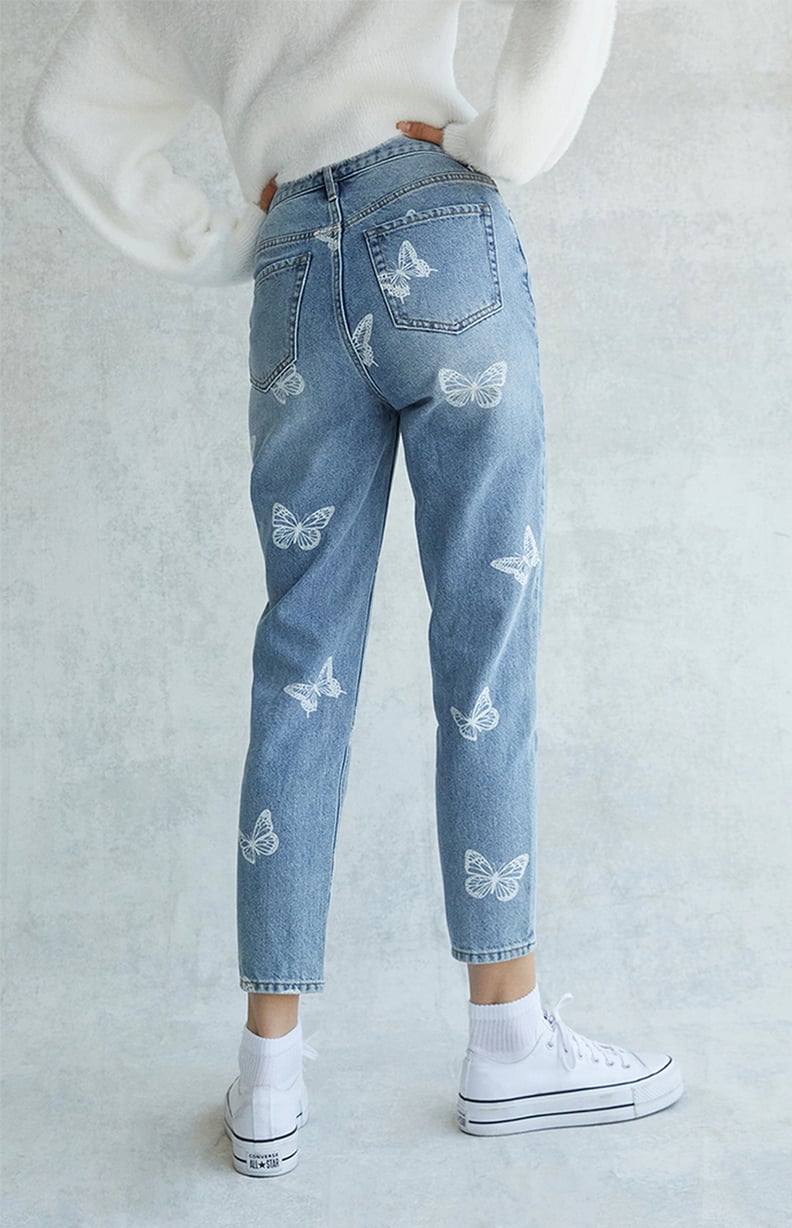 PacSun Eco Butterfly Ultra High Waisted Slim Fit Jeans