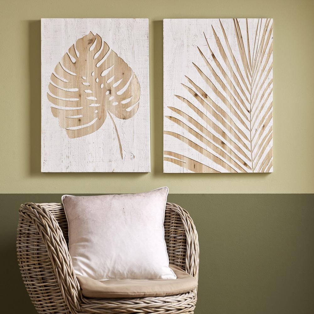 Graham & Brown Palm Leaf Laser Cut Wood Wall Art Wall Art 2018 POPSUGAR Home Photo 7