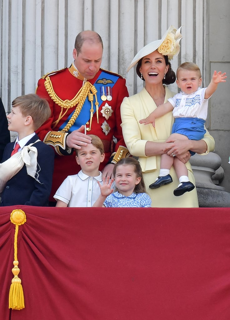 Prince Louis Wearing Harry's Outfit At Trooping the Colour