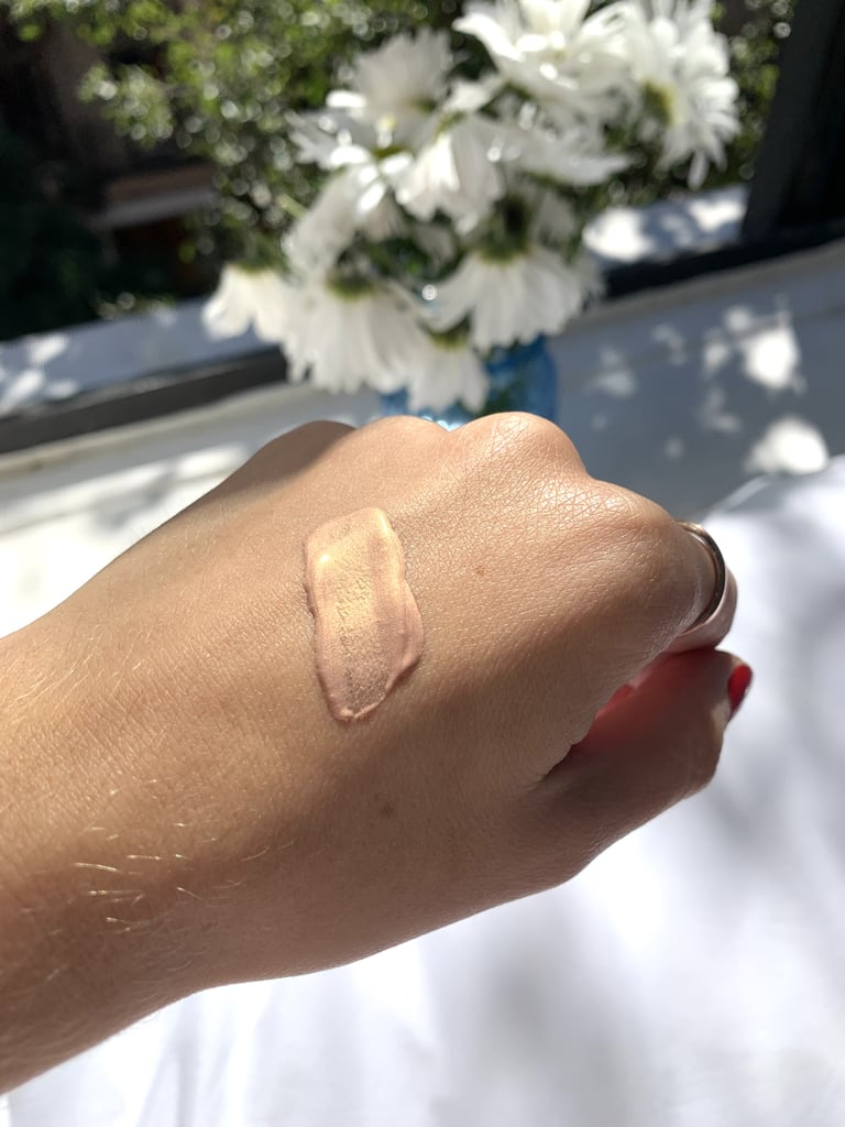 The shade matched my skin tone, and the product applied really well. Even better, one pump goes a long way, so be sure to put it on something (like your hand or a brush) before applying it to your face. The texture is a little more watery than I expected, but overall it has a nice consistency.