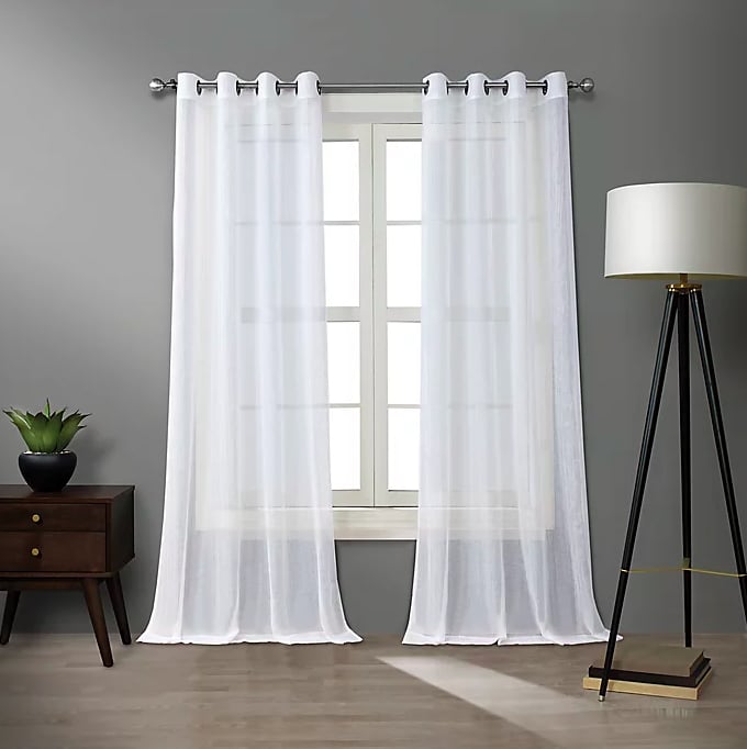 O&O by Olivia & Oliver Walker 84-Inch Sheer Curtain Panel