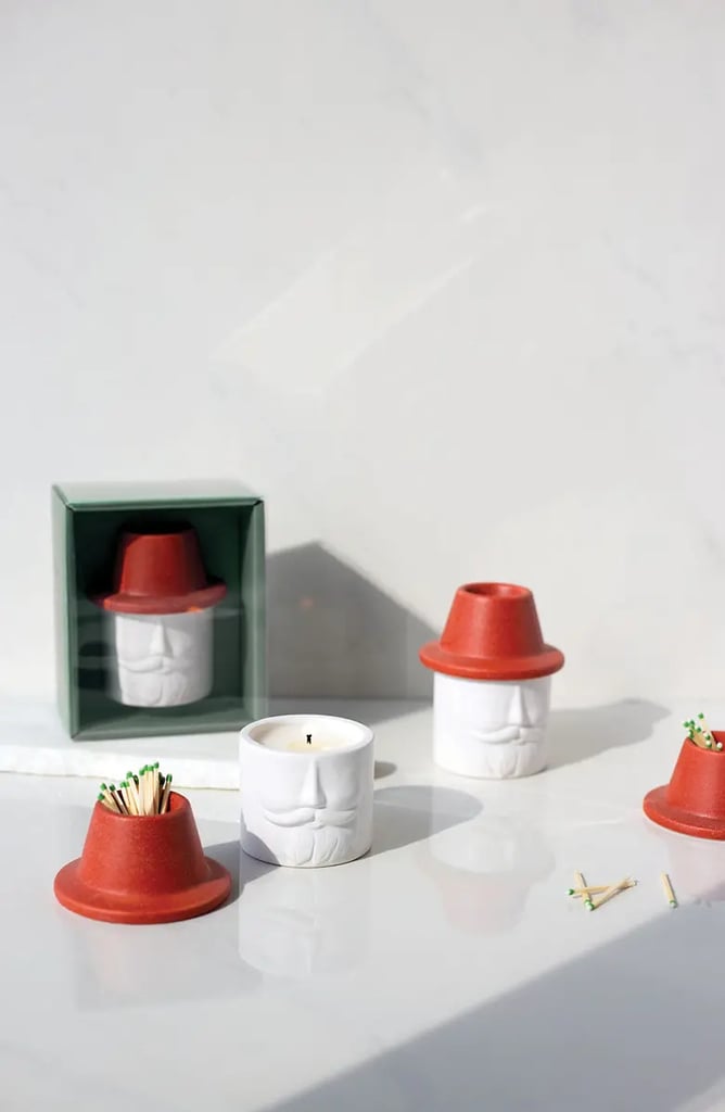 Paddywax Mr. Kringle Candle & Match Holder